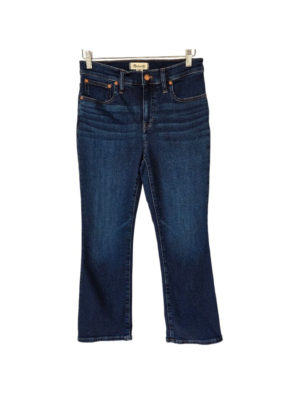 Madewell Mid-Rise Kick Out Jeans Dark Wash Size 28